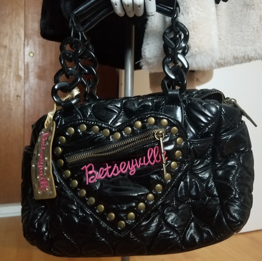 Quilted Betsey Johnson Shoulder Bag